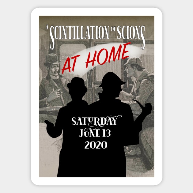 Scintillation of Scions - At Home 2020 Sticker by mxpublishing